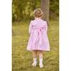 Smocked Natalie Dress, Pink Vinings - Dresses - 5