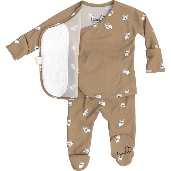 Footie, Frenchie - Footie Pajamas - 2