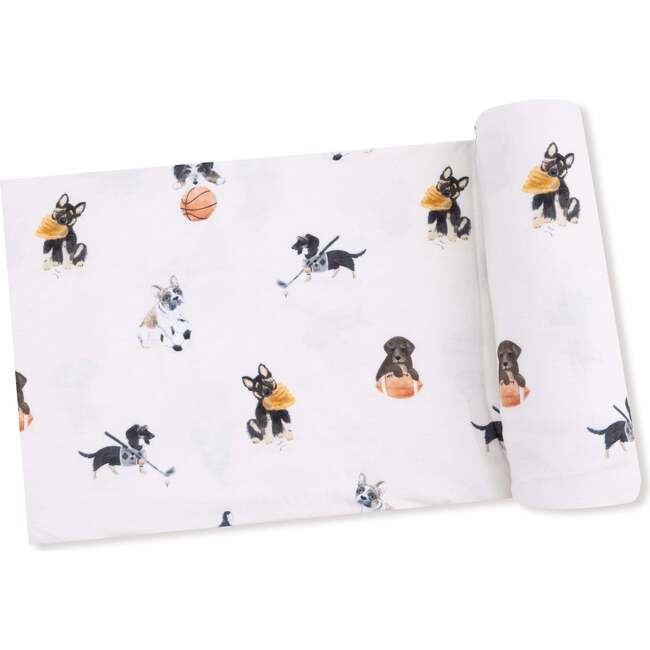 Swaddle Blanket, Sports Dogs