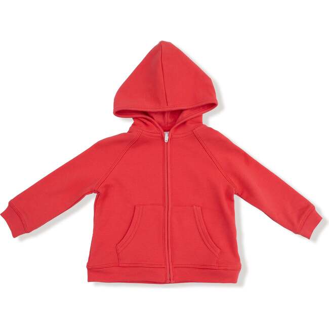 Zip Hoodie, Red