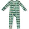 Convertible Romper, Green Football - Rompers - 3