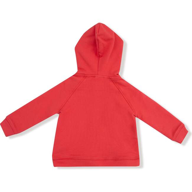 Zip Hoodie, Red - Sweatshirts - 2