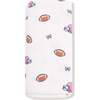 Waffle Swaddle Blanket, Girl Football - Swaddles - 2