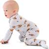 2 Way Zipper Footie, Touchdown - Footie Pajamas - 2