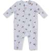 Uni Romper, Grey Football - Rompers - 1 - thumbnail