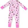 Convertible Romper, Pink Football - Rompers - 2