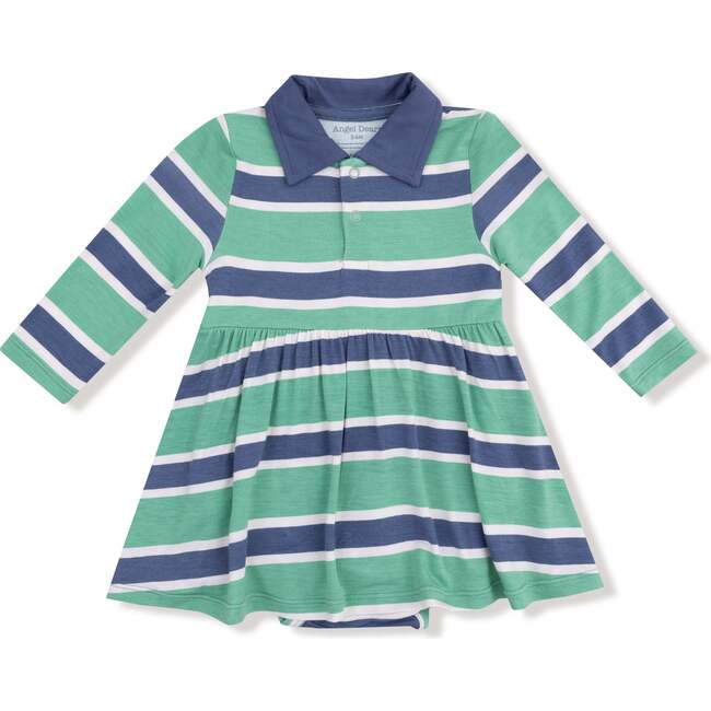 Long Sleeve Polo Bodysuit Dress
