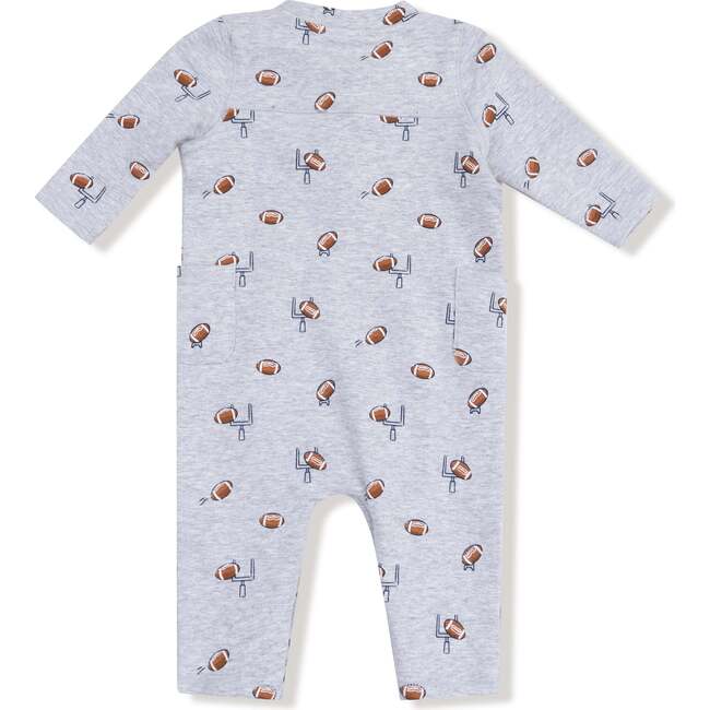 Uni Romper, Grey Football - Rompers - 2