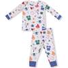 Long Sleeve Loungewear Set, Stadium - Mixed Apparel Set - 1 - thumbnail