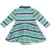 Long Sleeve Polo Bodysuit Dress - Dresses - 2