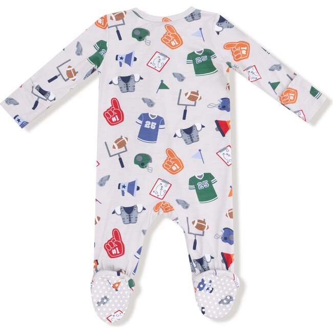 2 Way Zipper Footie, Stadium - Footie Pajamas - 2