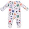 2 Way Zipper Footie, Stadium - Footie Pajamas - 2