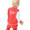 Letterman Jacket, Red/White - Jackets - 2