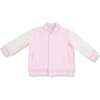 Letterman Jacket, Pink/White - Jackets - 1 - thumbnail