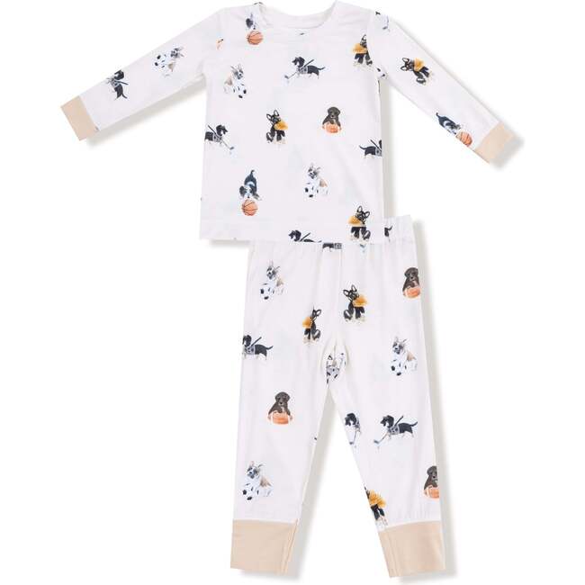 Long Sleeve Loungewear Set, Sports Dogs