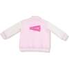 Letterman Jacket, Pink/White - Jackets - 3