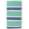 Swaddle Blanket, Green/Blue Stripe - Swaddles - 2