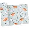 Swaddle Blanket, Sage Football - Swaddles - 1 - thumbnail