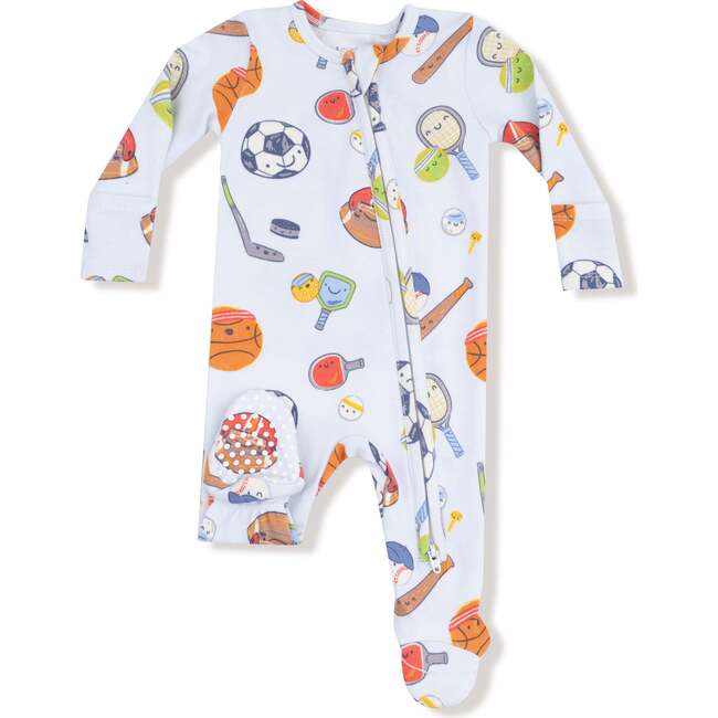 2 Way Zipper Footie, Multi Sport