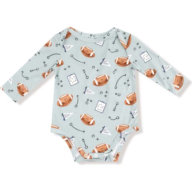 Lap Shoulder Bodysuit, Sage Football