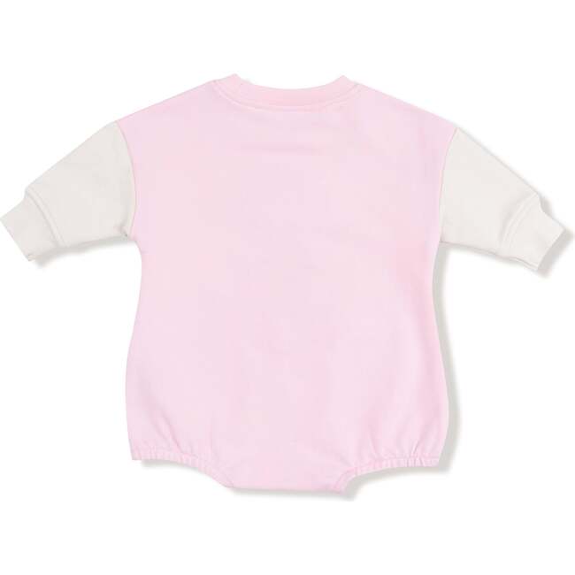Sweatshirt Bubble Newcomer, Pink Football - Rompers - 2