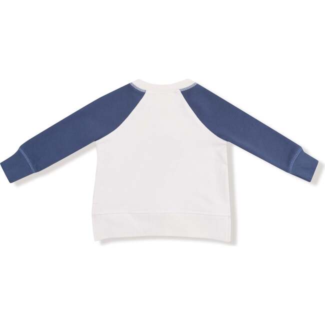 Raglan Sweatshirt with Red #1 Patch - Sweatshirts - 2