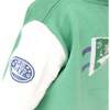 Letterman Jacket, Green/White - Jackets - 3