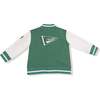 Letterman Jacket, Green/White - Jackets - 4