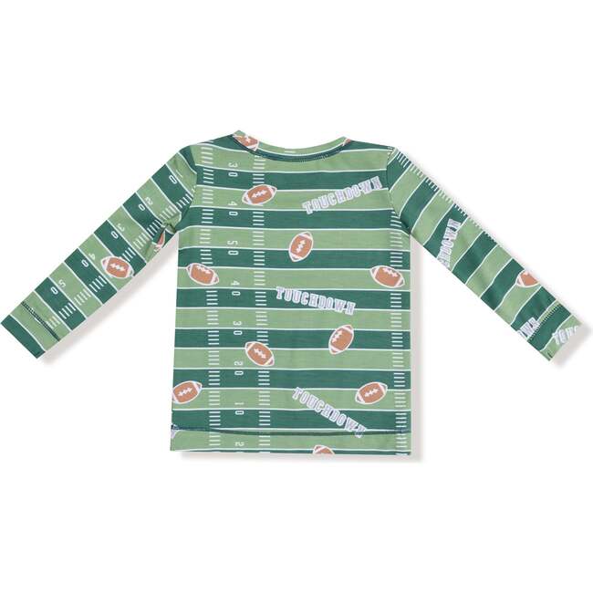 Long Sleeve Loungewear Set, Green Football - Mixed Apparel Set - 4