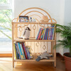After The Rain Handcrafted Rattan Shelf, Natural - Bookcases - 2