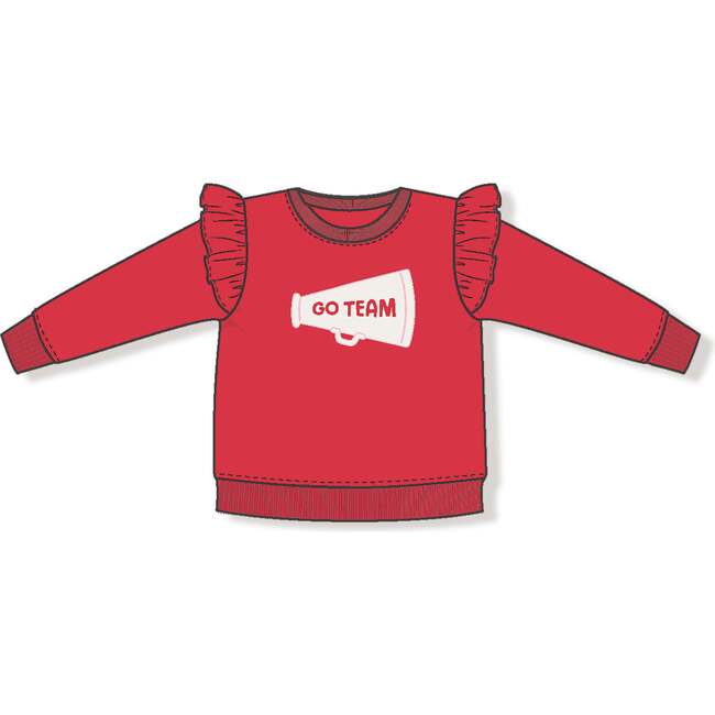 Ruffle Megaphone Sweatshirt