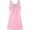 Pink Velvet Bow Princess Dress - Dresses - 1 - thumbnail
