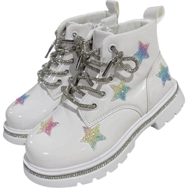 Rainbow Shimmer Stars Boots