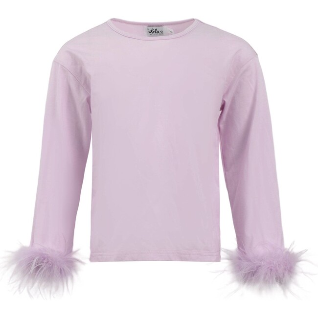 Pretty Feather Long Sleeve Lavender