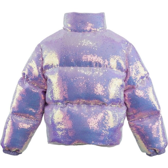 Lavender Shimmer Puffer - Jackets - 2
