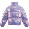 Lavender Shimmer Puffer - Jackets - 2