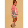 Bubble Gum Shimmer Sequin Bomber - Jackets - 6