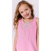 Pink Velvet Bow Princess Dress - Dresses - 2