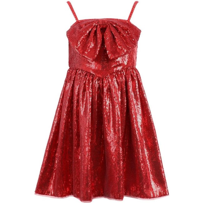 Big Bow Sequin Dress