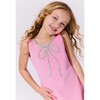 Pink Velvet Bow Princess Dress - Dresses - 4
