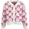 Pretty in Pink Bow Cardigan - Cardigans - 1 - thumbnail