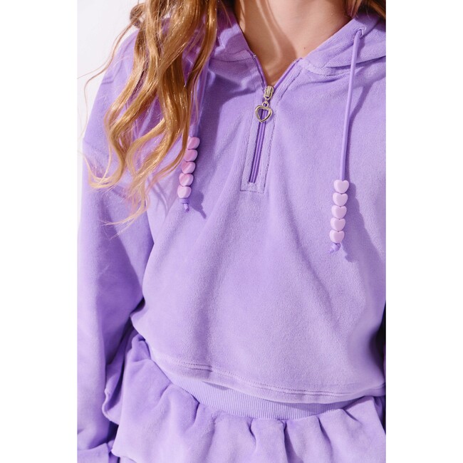 Happy Velour Set Lavender - Mixed Apparel Set - 2