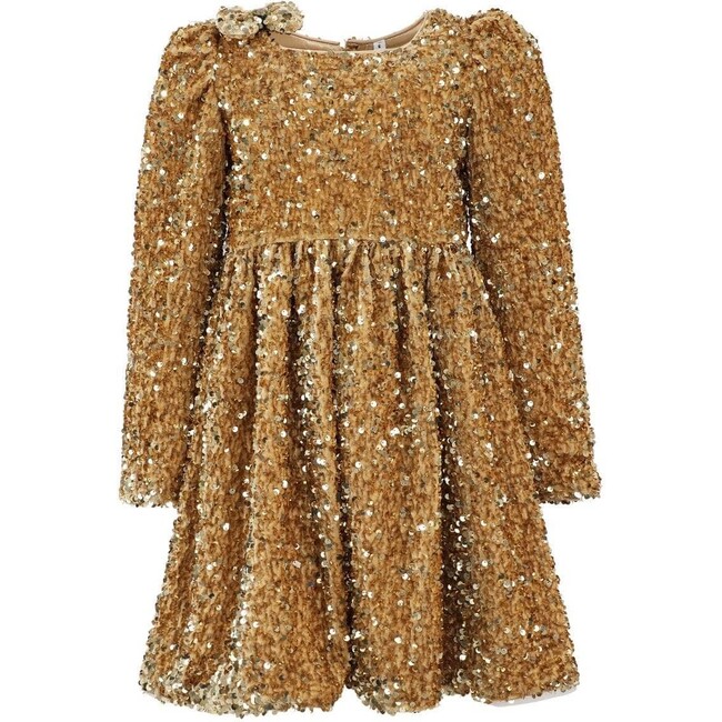 Golden Party Shimmer Dress