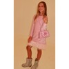 Pink Shimmer Feather Dress - Dresses - 4