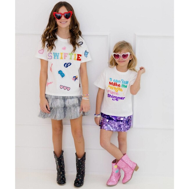 Shimmer Rainbow Gem Crystal T-shirt - T-Shirts - 2