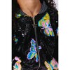 Magic Butterfly Sequin Bomber - Jackets - 4