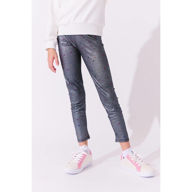 Rainbow Crystal Shimmer Leggings - Leggings - 2