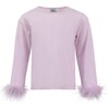 Pretty Feather Long Sleeve White - Shirts - 2