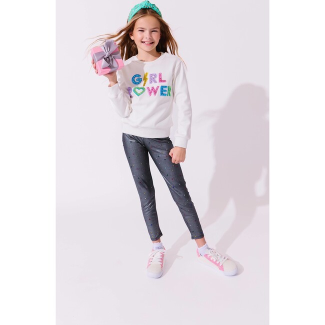 Rainbow Crystal Shimmer Leggings - Leggings - 3