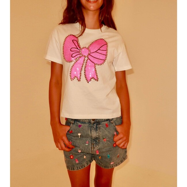 Pinky Big Bow T-shirt - T-Shirts - 2